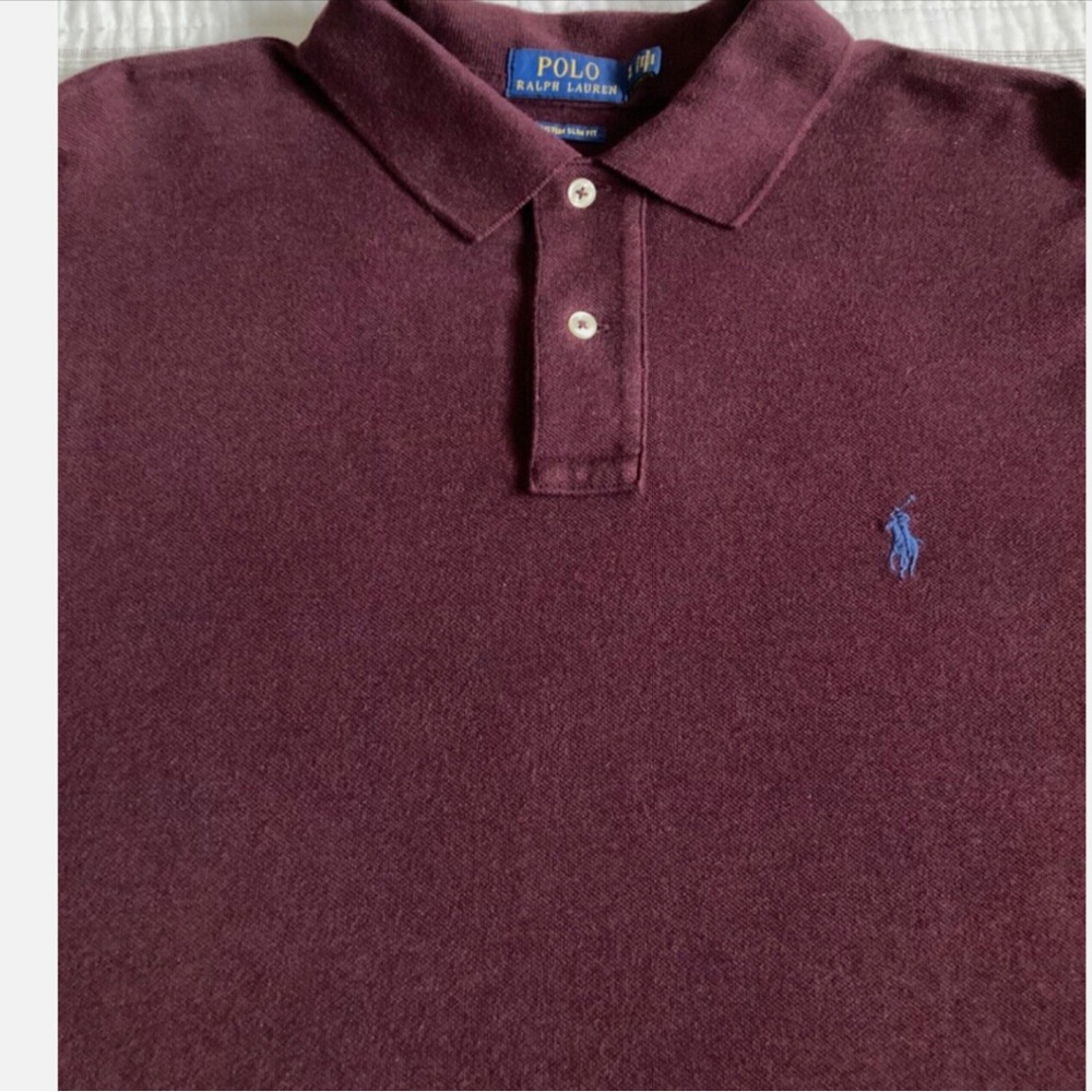 Ralph Lauren Men’s Polo Size XL Maroon.